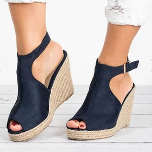 Ladies Summer Fish Mouth Casual Sandals