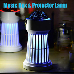 Portable 3-in-1 Cordless Projector Mosquito Killer Lamp