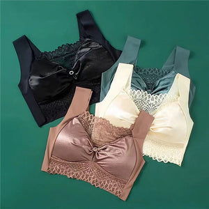 Women's push-up lace backless bra