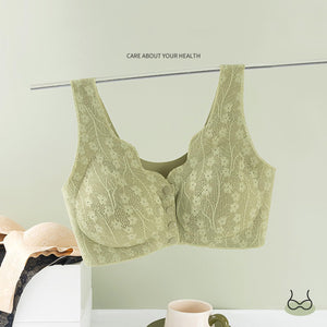 Women's front button push-up comfortable underwear