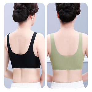 Women's front button push-up comfortable underwear