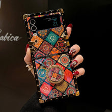 Load image into Gallery viewer, Retro Boho Style Ring Case For Samsung Galaxy Z Flip 3 Flip 4

