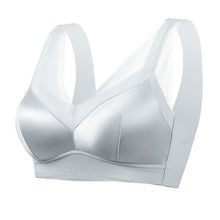 Cargar imagen en el visor de la galería, Women&#39;s Satin Mesh Comfortable Wireless Bra
