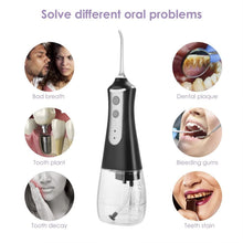 Load image into Gallery viewer, Portable Rechargeable Cordless Oral Irrigator 300ML
