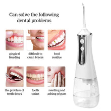 Cargar imagen en el visor de la galería, Portable Rechargeable Cordless Oral Irrigator 300ML
