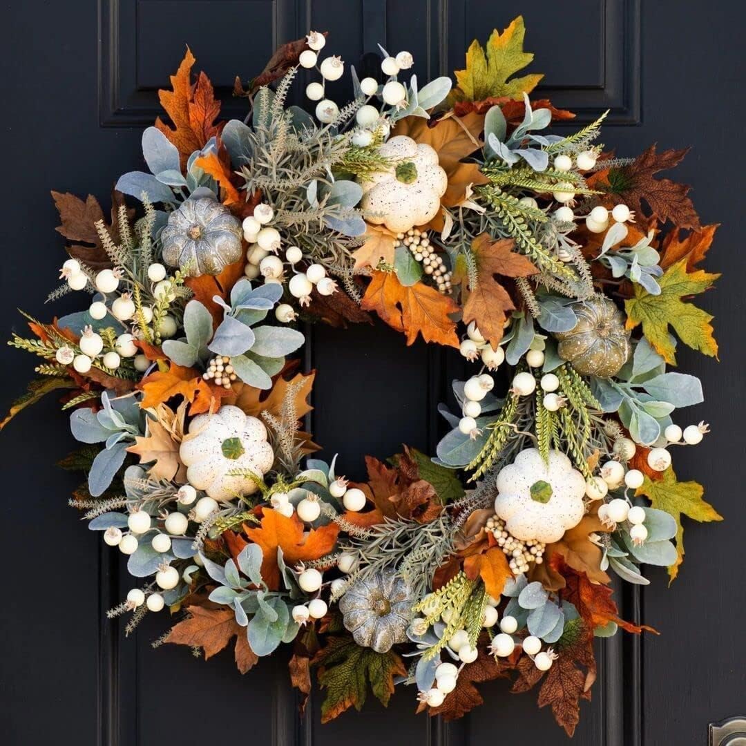 Grishay Pumpkin's Here Wreath