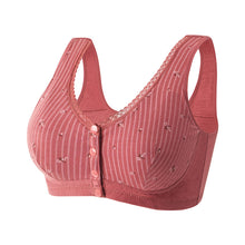 Cargar imagen en el visor de la galería, Front Button No Steel Ring Comfortable Breathable Bra
