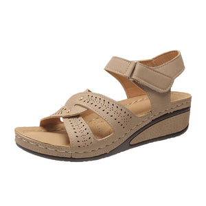 Women's Comfort Round Toe Wedge Sandals