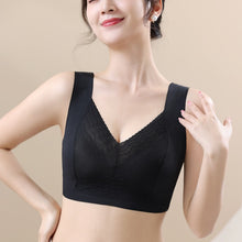 Cargar imagen en el visor de la galería, Women Solid Comfort Wireless Lace Bra
