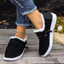 Cargar imagen en el visor de la galería, Women&#39;s winter thick-soled plus fleece cotton shoes
