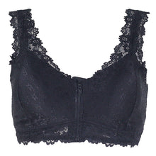 Load image into Gallery viewer, Women&#39;s Zip Front Lace Push Up Bra
