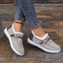 Cargar imagen en el visor de la galería, Women&#39;s winter thick-soled plus fleece cotton shoes
