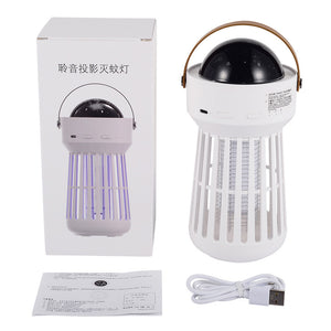 Portable 3-in-1 Cordless Projector Mosquito Killer Lamp