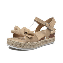 Cargar imagen en el visor de la galería, 2024 Summer Flat Hemp Rope Sandals for Ladies
