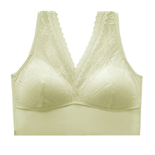 Cargar imagen en el visor de la galería, Lace Fixed Cup Push-Up Sleep Bra
