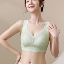 Cargar imagen en el visor de la galería, Women Solid Comfort Wireless Lace Bra
