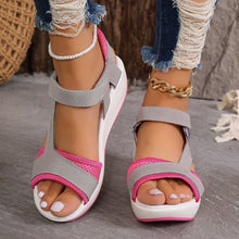 Cargar imagen en el visor de la galería, Sandals Women&#39;s Summer New Middle Heel Muffin Wedge Heel Fish Mouth Heel Women&#39;s Sandals
