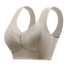 Cargar imagen en el visor de la galería, Women Solid Comfort Wireless Lace Bra
