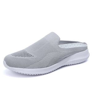 Women's mesh breathable flat casual shoes