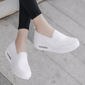 Women's Slip-On Thick-Soled Air-Cushion Sneakers