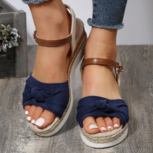 Cargar imagen en el visor de la galería, Summer Fish Mouth Bow Knot Sandals
