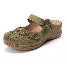 Cargar imagen en el visor de la galería, Ladies Flat Round Toe Casual Sandals
