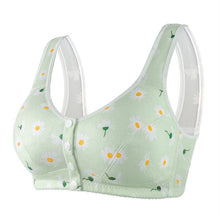 Cargar imagen en el visor de la galería, Women&#39;s wide shoulder strap front button printed underwear
