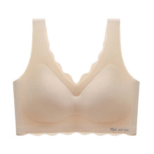 Cargar imagen en el visor de la galería, No Wire Ice Silk Seamless Bandeau Push-Up Bra
