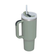 Cargar imagen en el visor de la galería, Stainless Steel Vacuum Insulated Tumbler with Lid and Straw for Water, Iced Tea or Coffee
