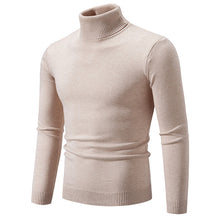 Cargar imagen en el visor de la galería, Men&#39;s Soft Cotton Slim Fit Turtleneck Sweater
