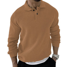 Cargar imagen en el visor de la galería, Jumpers for Men Solid Color Sweater Shirt Pullover Sweater
