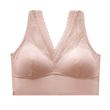 Cargar imagen en el visor de la galería, Lace Fixed Cup Push-Up Sleep Bra
