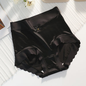 Premium Satin Antibacterial Ice Silk Moisture-absorbing Panties