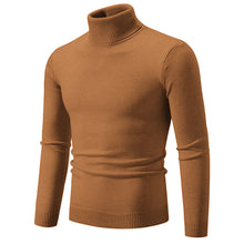 Load image into Gallery viewer, Men&#39;s Soft Cotton Slim Fit Turtleneck Sweater
