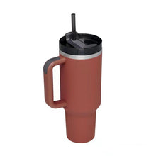 Cargar imagen en el visor de la galería, Stainless Steel Vacuum Insulated Tumbler with Lid and Straw for Water, Iced Tea or Coffee
