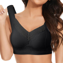 Cargar imagen en el visor de la galería, Women Solid Comfort Wireless Lace Bra
