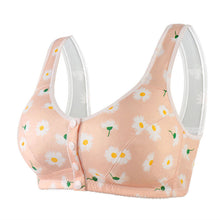 Cargar imagen en el visor de la galería, Women&#39;s wide shoulder strap front button printed underwear
