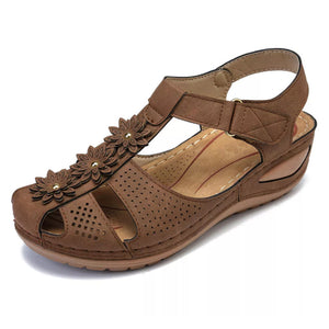 Summer women's soft sole round toe wedge sandals