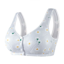 Cargar imagen en el visor de la galería, Women&#39;s wide shoulder strap front button printed underwear
