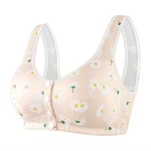 Cargar imagen en el visor de la galería, Women&#39;s wide shoulder strap front button printed underwear
