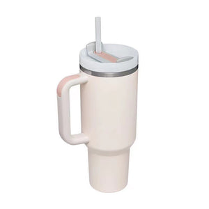 Stainless Steel Vacuum Insulated Tumbler with Lid and Straw for Water, Iced Tea or Coffee