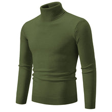 Load image into Gallery viewer, Men&#39;s Soft Cotton Slim Fit Turtleneck Sweater
