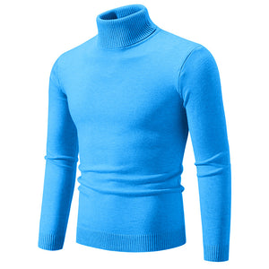 Men's Soft Cotton Slim Fit Turtleneck Sweater