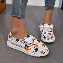 Load image into Gallery viewer, Halloween women&#39;s canvas casual shoes
