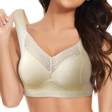 Cargar imagen en el visor de la galería, Women Solid Comfort Wireless Lace Bra
