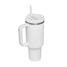 Cargar imagen en el visor de la galería, Stainless Steel Vacuum Insulated Tumbler with Lid and Straw for Water, Iced Tea or Coffee
