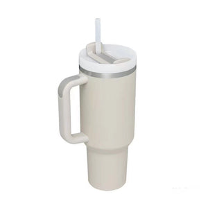 Stainless Steel Vacuum Insulated Tumbler with Lid and Straw for Water, Iced Tea or Coffee