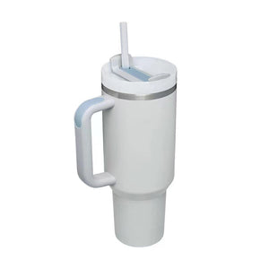 Stainless Steel Vacuum Insulated Tumbler with Lid and Straw for Water, Iced Tea or Coffee