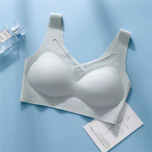 Women'S Plus Size Comfortable Wire-Free Seamless Bra