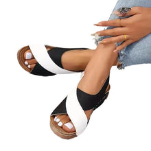 Load image into Gallery viewer, Women&#39;s Colorblock Fashion Sandals
